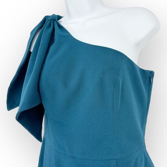 DRESS THE POPULATION NWT Tiffany One-Shoulder Midi Dress- size S old money - Picture 4 of 10